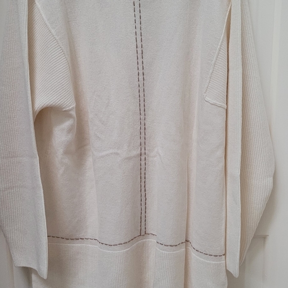 Van Kukil Cashmere Collegiate Style Cardigan XL and L -NWT - Picture 4 of 17